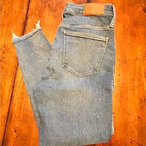 Madewell Women's High Rise Blue Jeans